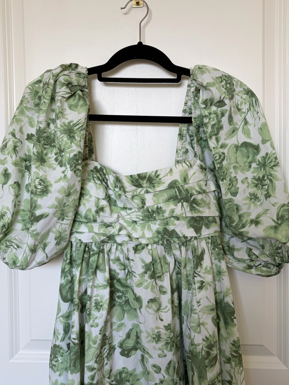 Abercrombie & Fitch Emerson Poplin Puff Sleeve Mini Dress - Picture 8 of 10